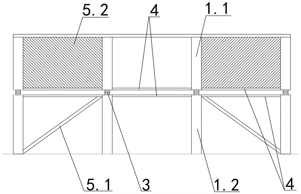 Framework or frame shear reinforcement and reconstruction structure and construction method thereof