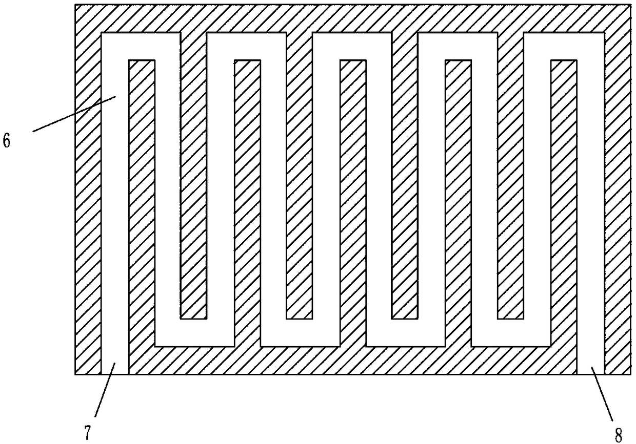 Airborne phased array antenna phase change heat storage liquid cooling heat dissipation box