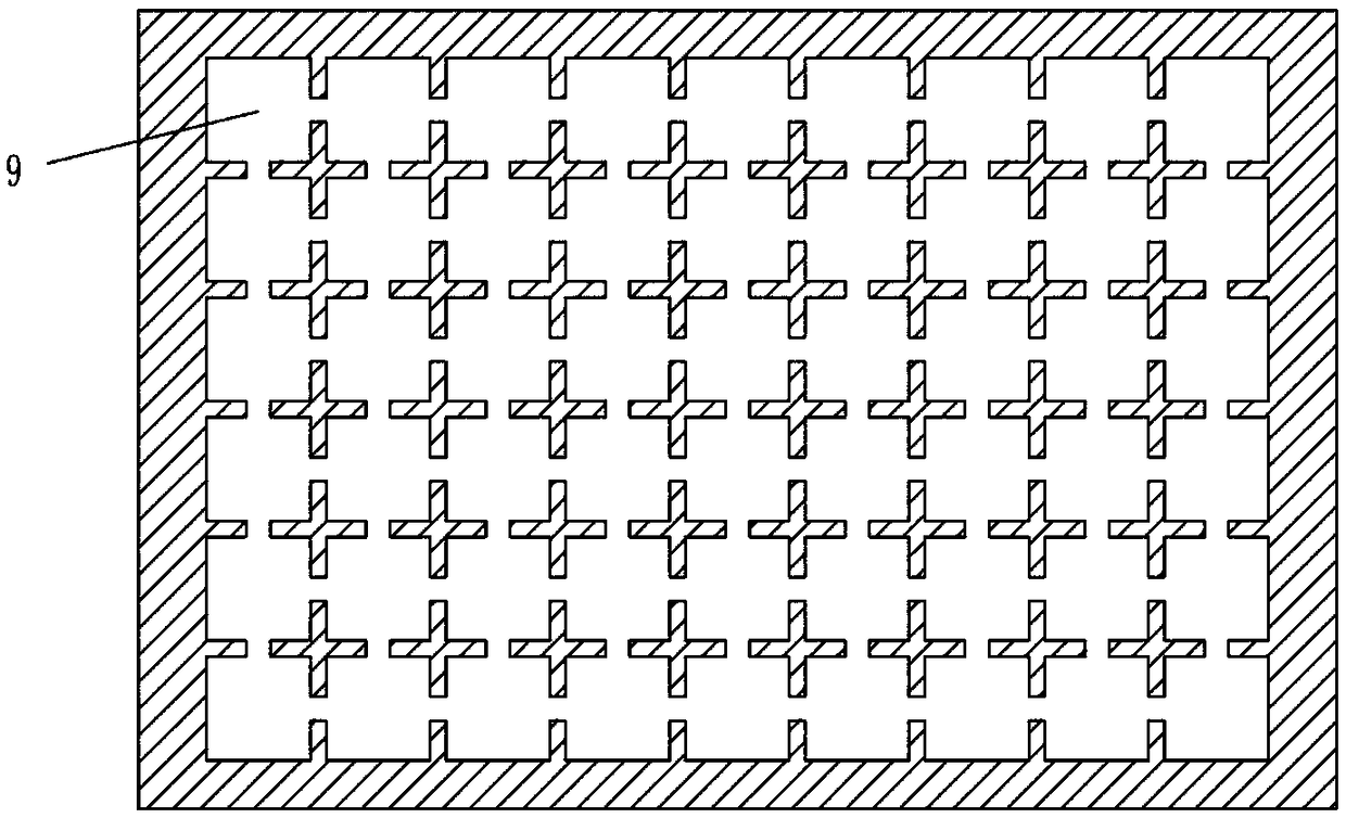 Airborne phased array antenna phase change heat storage liquid cooling heat dissipation box