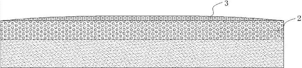 Road construction method for strip mine