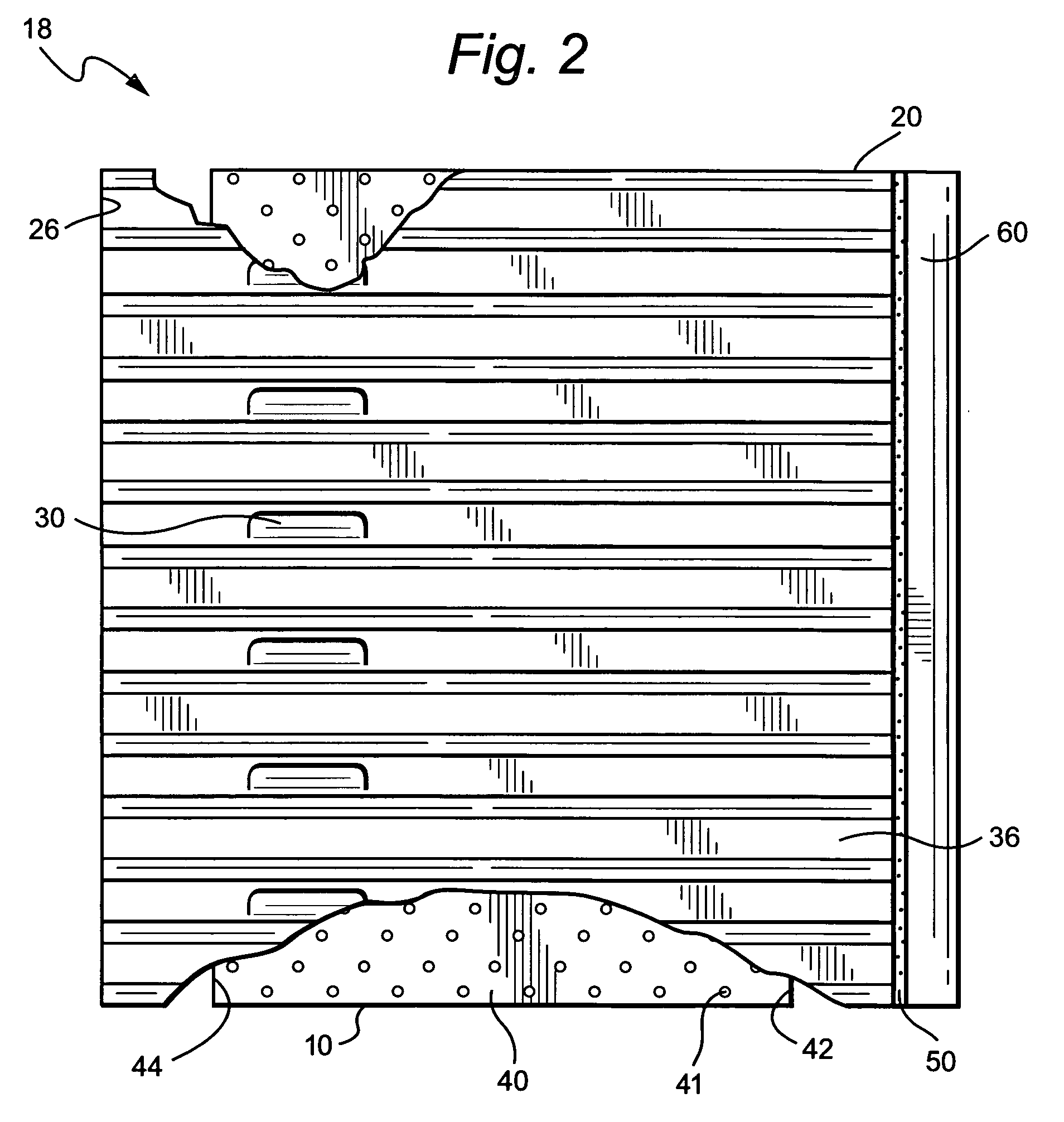 High capacity and high efficiency filter deck assembly