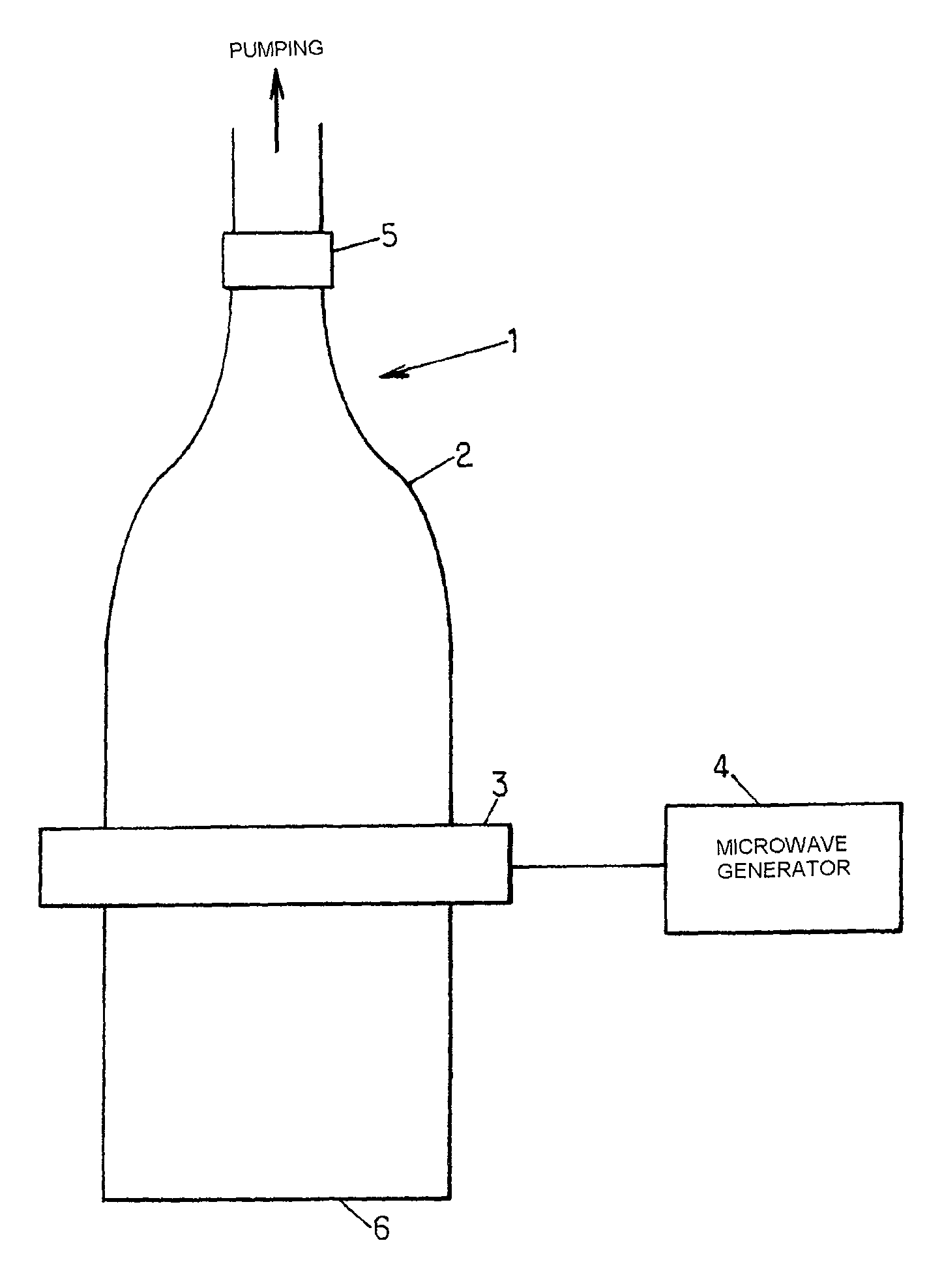 Method for cold plasma treatment of plastic bottles and device for Implementing Same