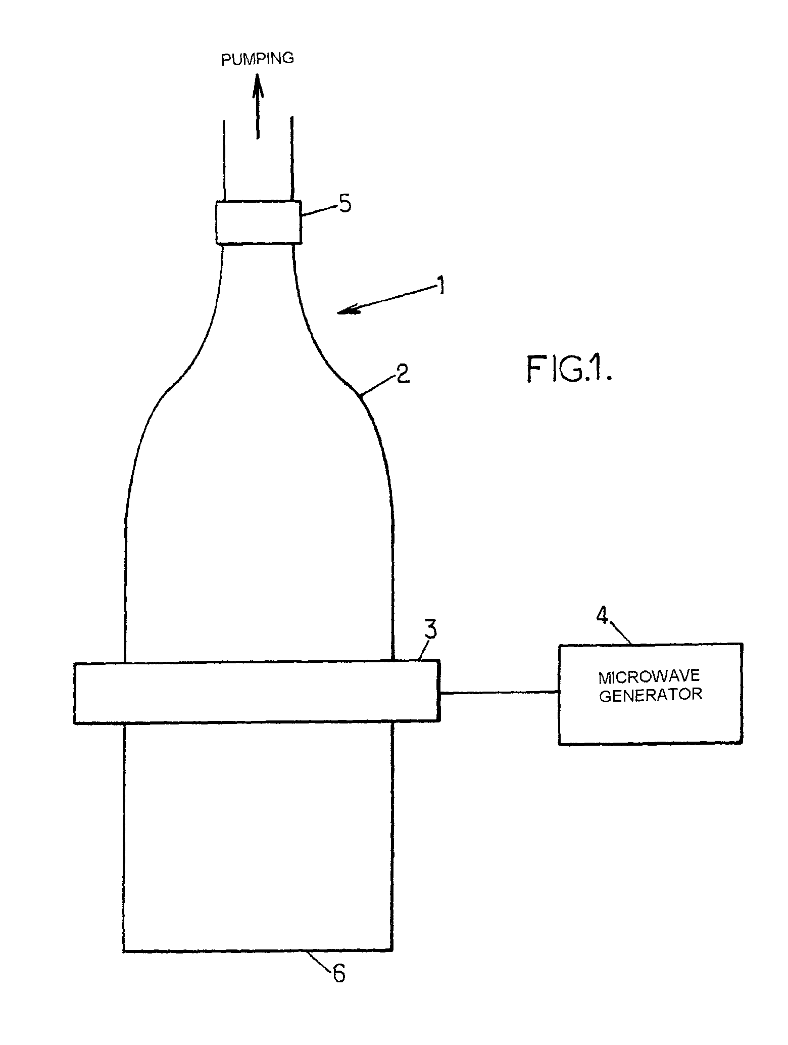 Method for cold plasma treatment of plastic bottles and device for Implementing Same