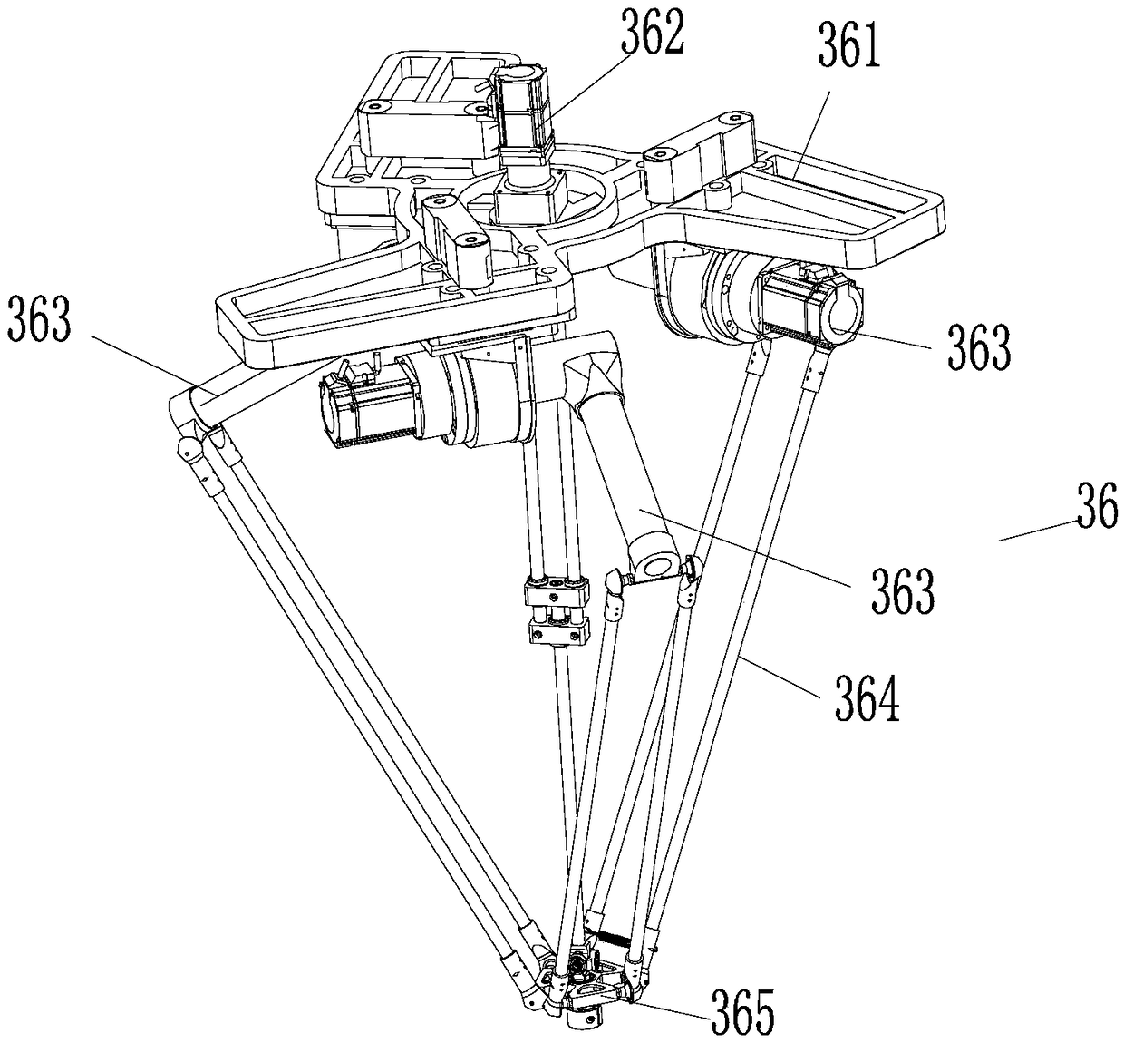 Size-adaptive article grabbing method and device adopting same