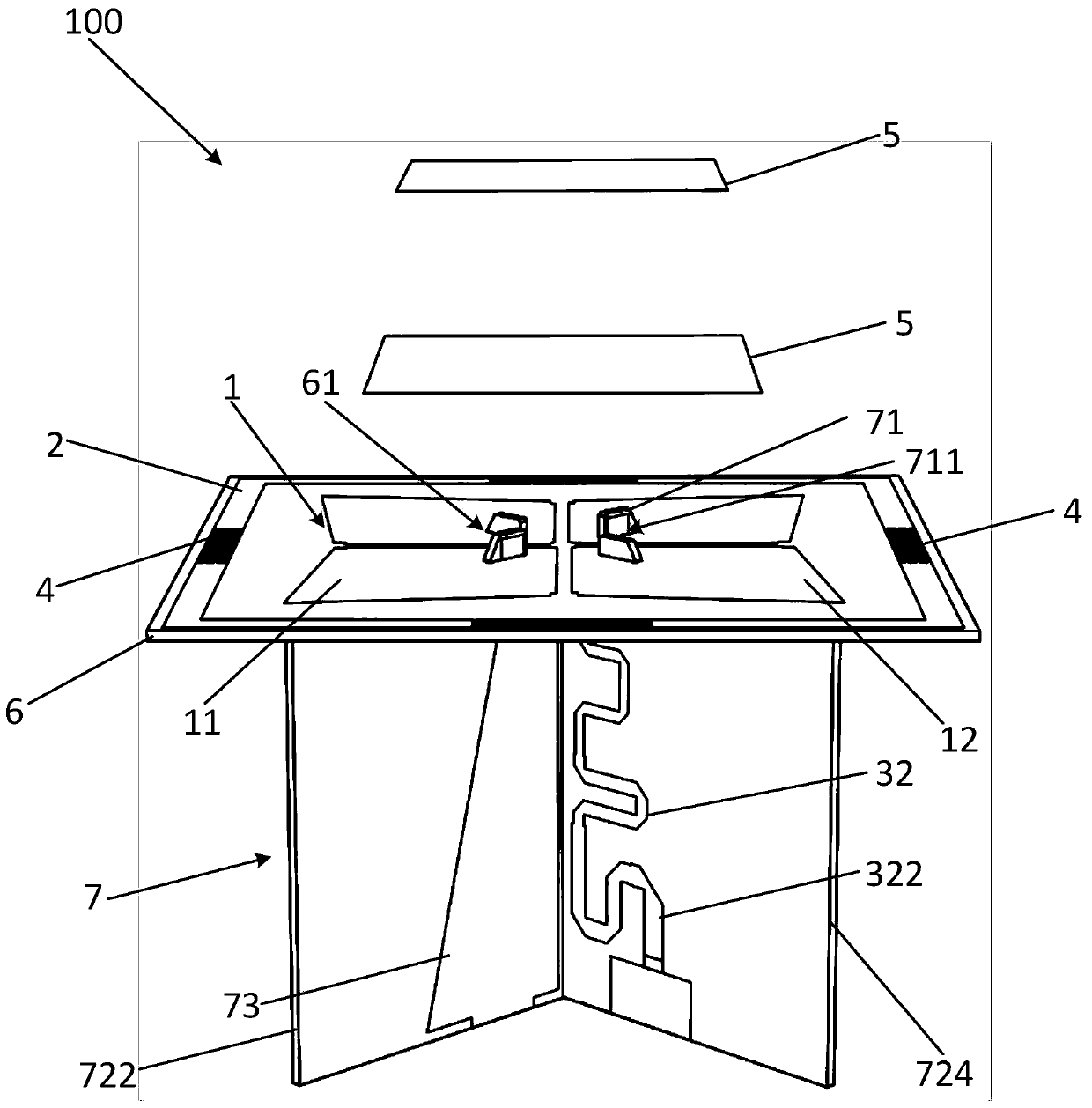 Ultra-wideband dual-polarized radiation unit and antenna