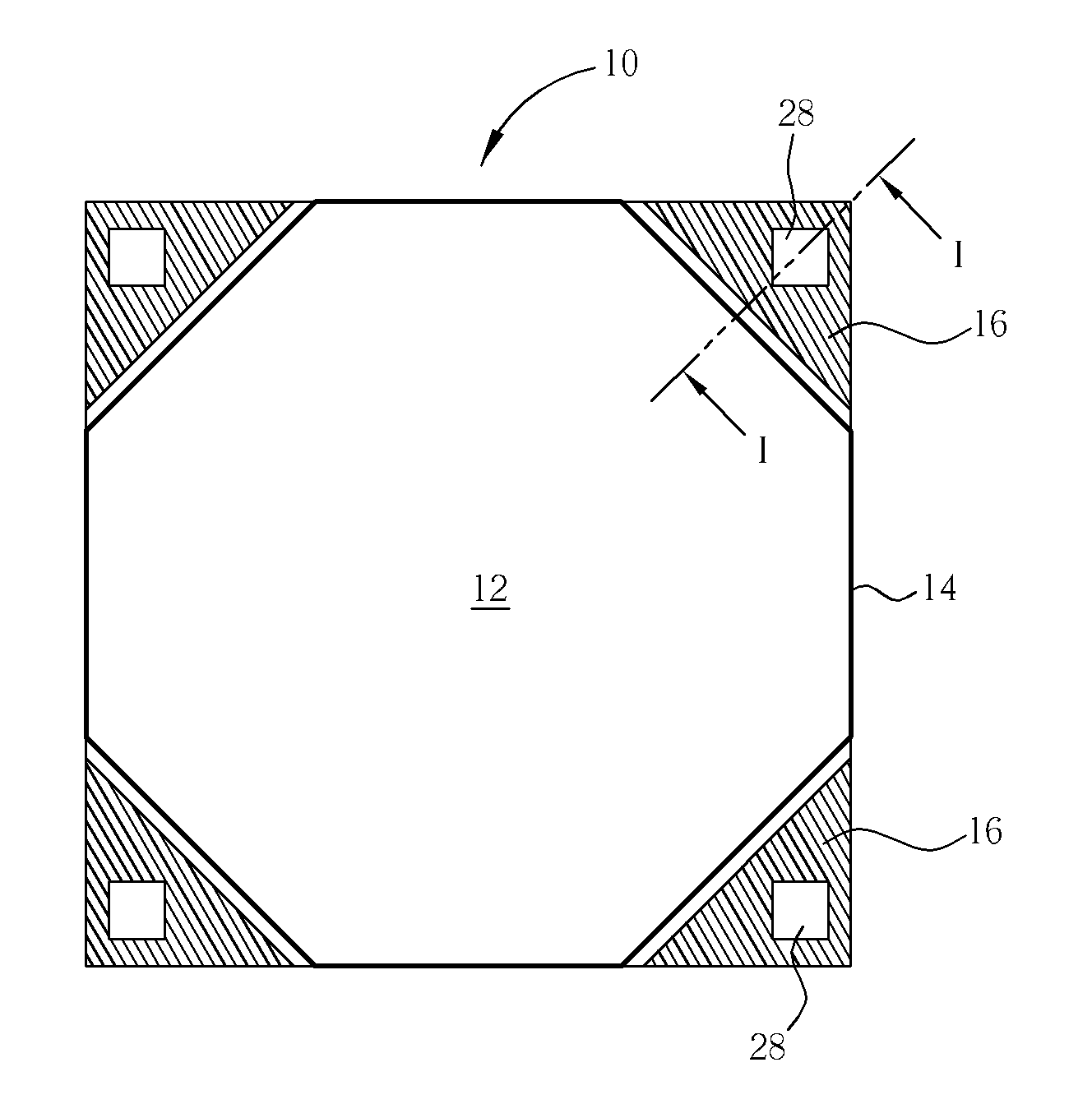 On-chip test circuit for assessing chip integrity