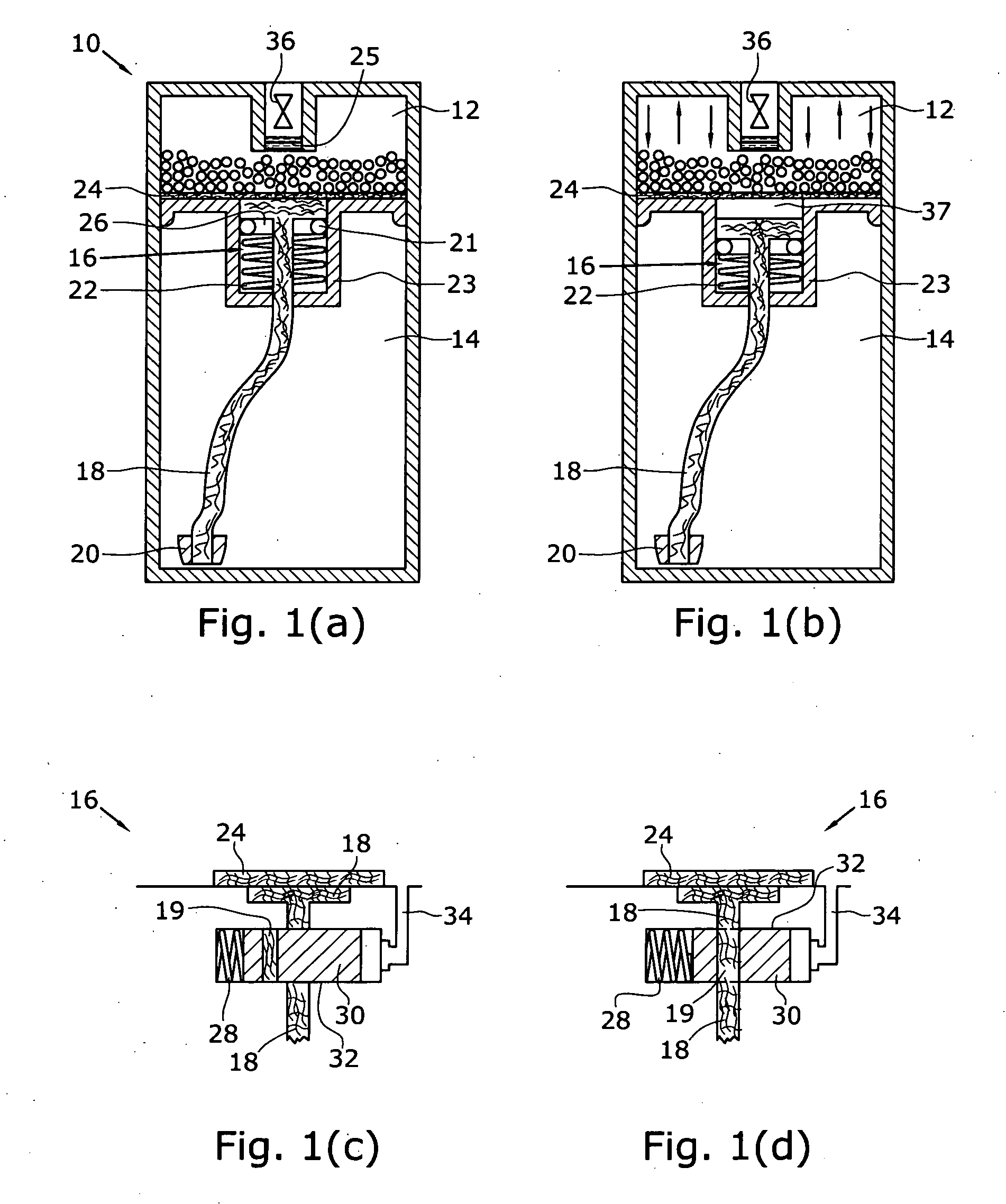 Hydrogen generating fuel cell cartridges