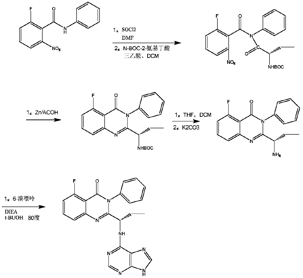 A kind of preparation method of idelaris and its intermediate