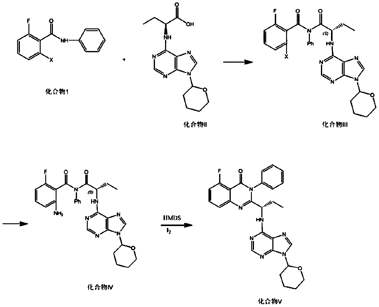 A kind of preparation method of idelaris and its intermediate