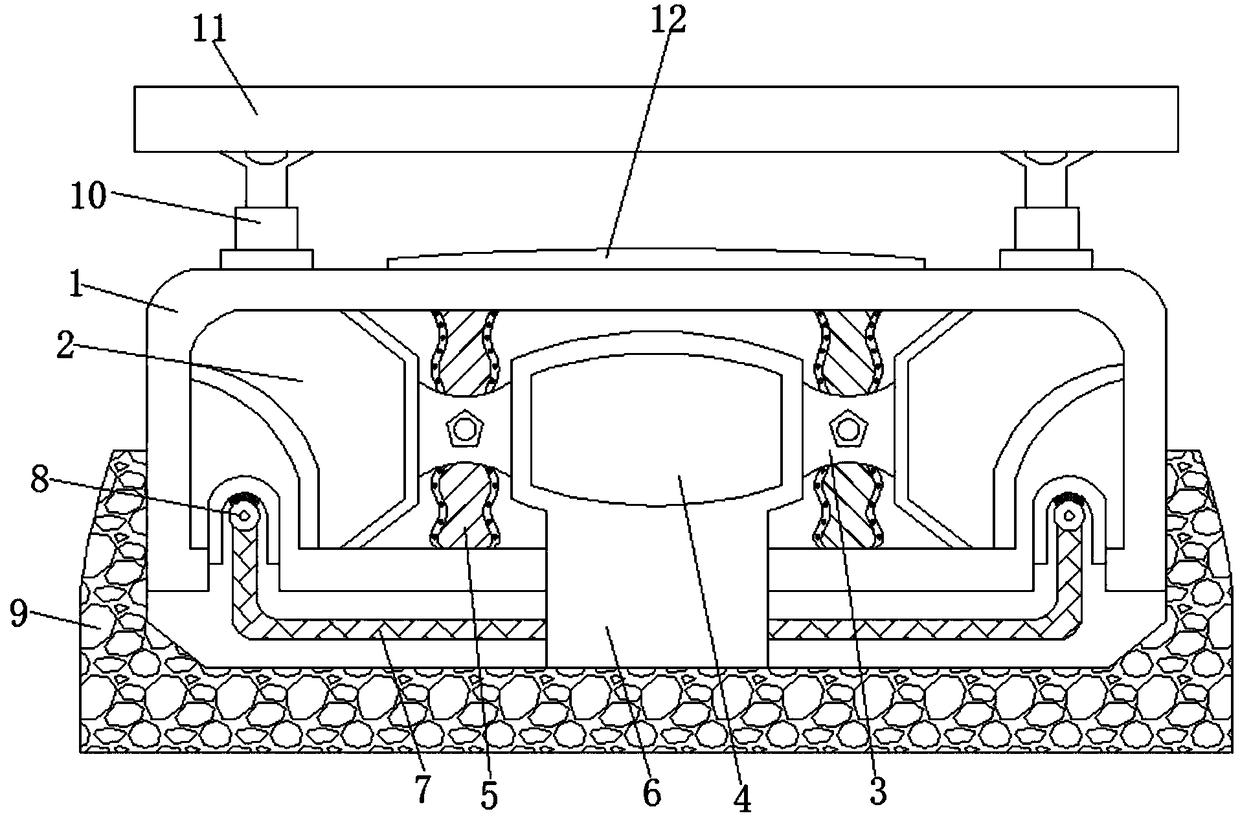 Stop-loss-based air conditioner shell injection mold capable of achieving flexible operation