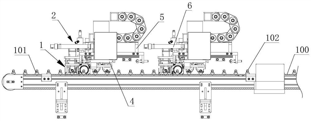 Battery cell end face forming device