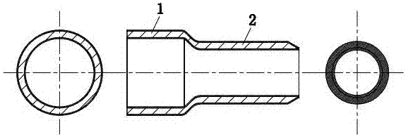 Production technology for connecting pipe of compressor