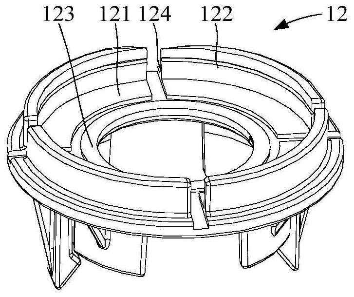 Gushing arm assembly and dish washing machine with same