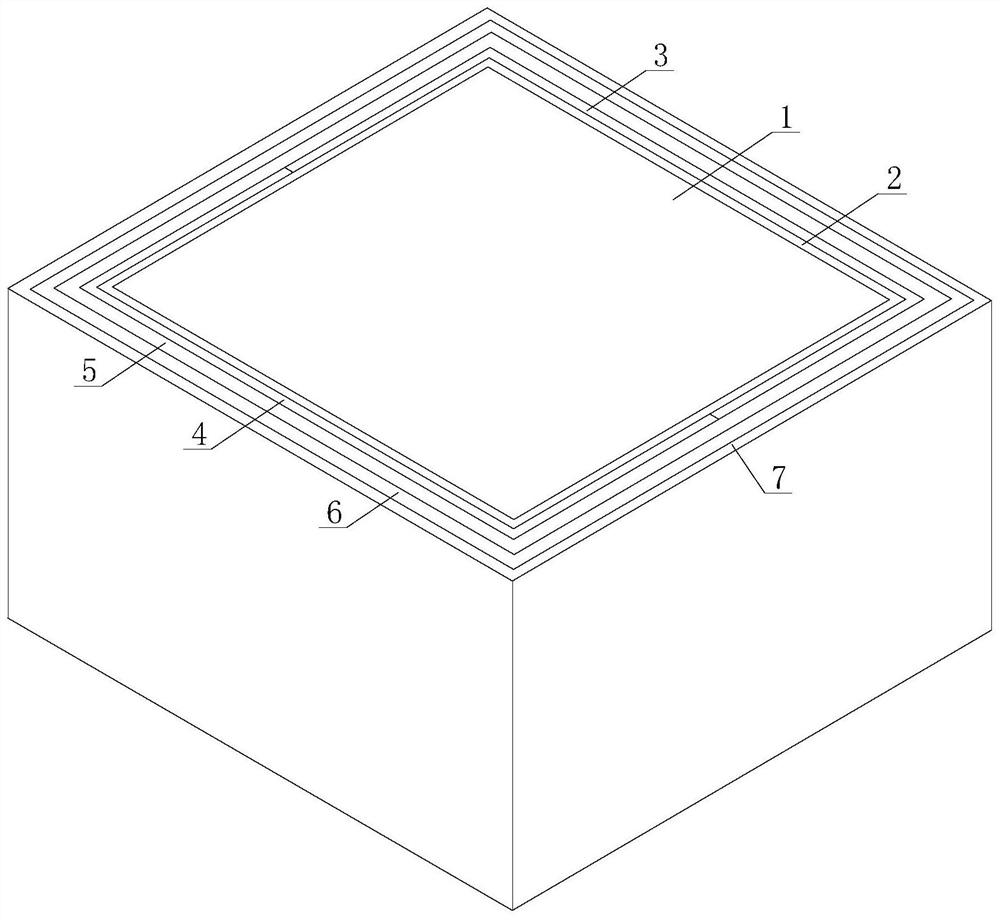 A railway frost-resistant base suitable for alpine regions and its construction method