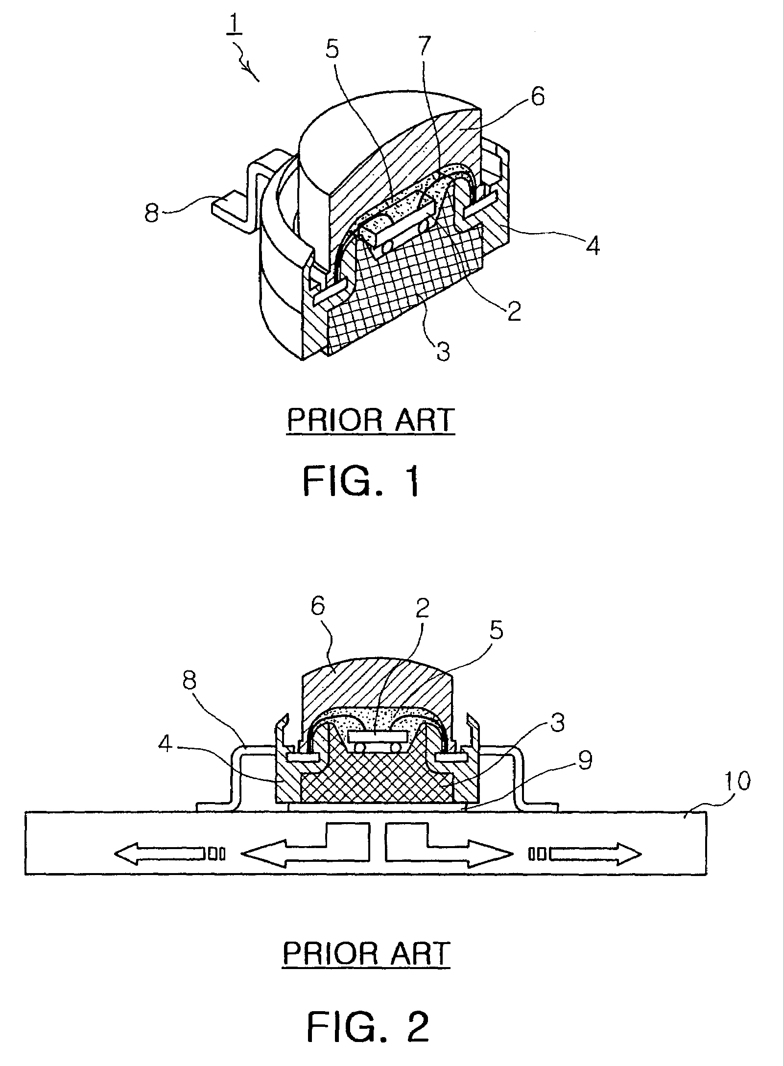 High power light emitting diode package