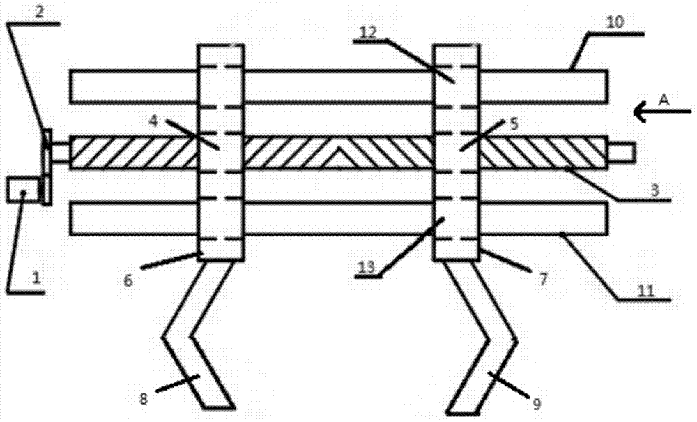 Weight clamping mechanical gripper for metrological verification work