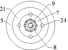 Gas burner for pulverized coal boiler and control method thereof