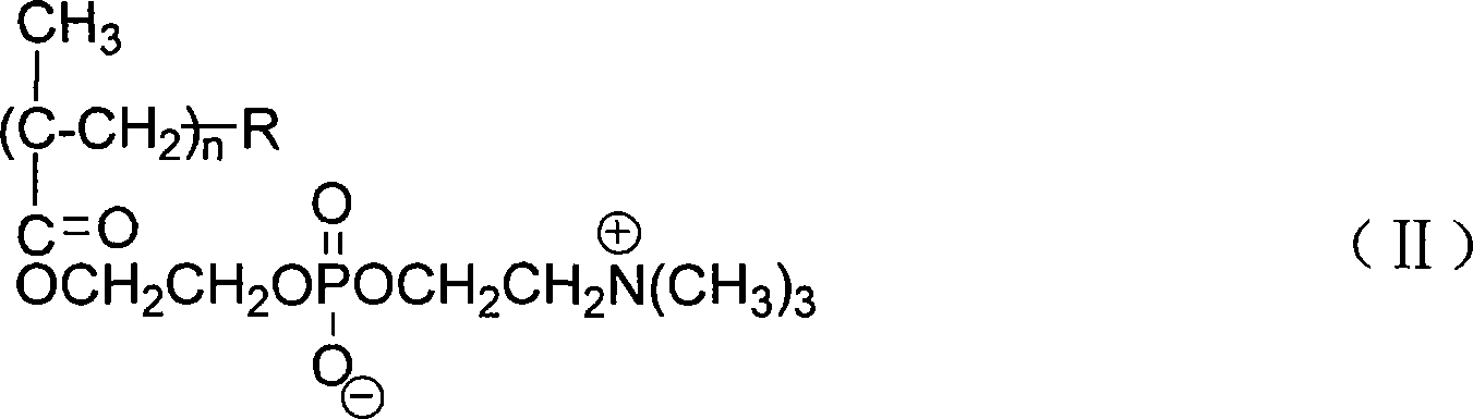 Acid choline biomimetic polymers coated carbon-nano tube and preparation method thereof