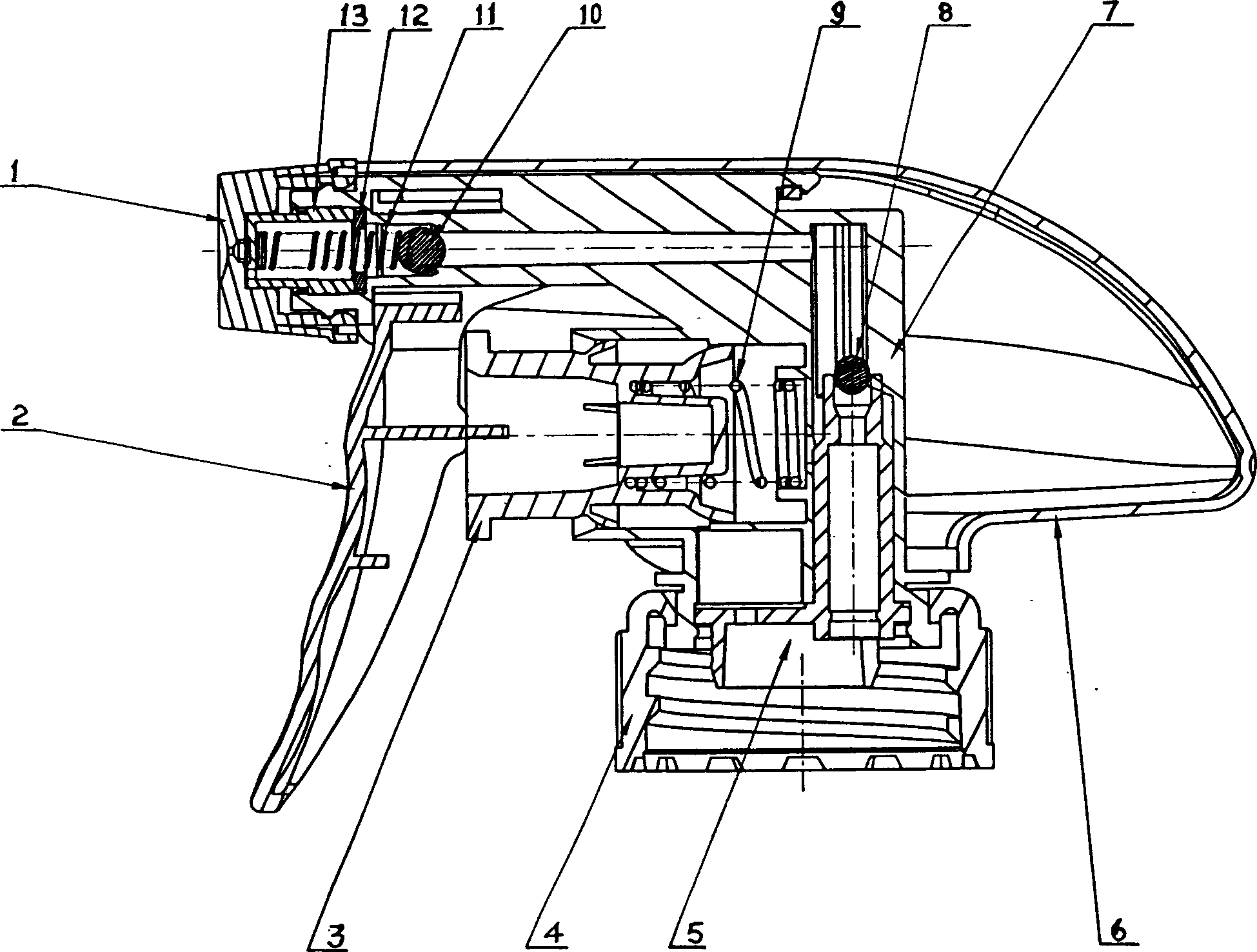 Carrier style hand sprayer