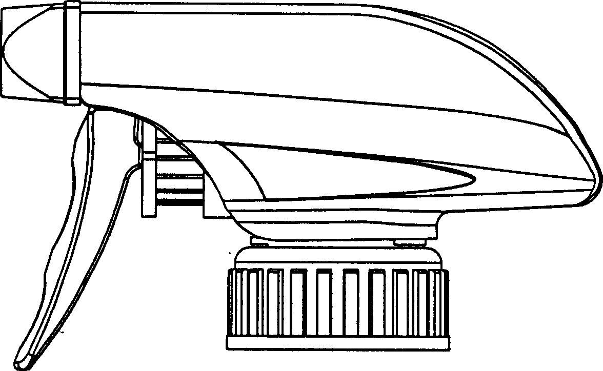 Carrier style hand sprayer