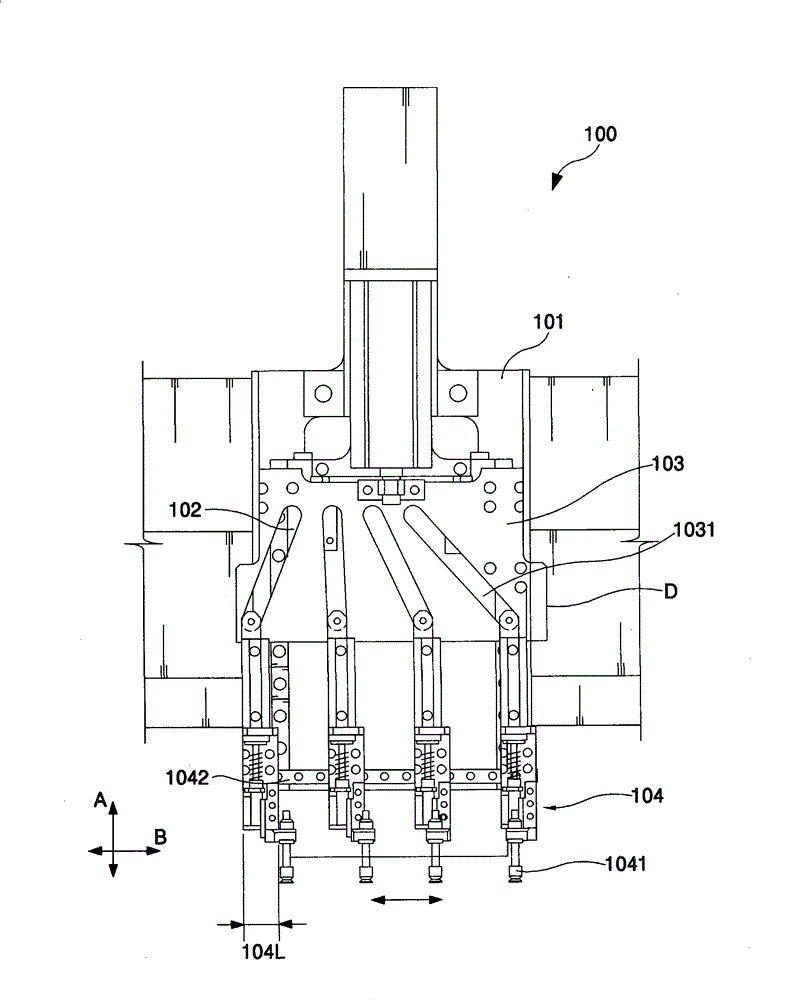 Apparatus for transferring packaged chips, test handler and method for manufacturing packaged chips