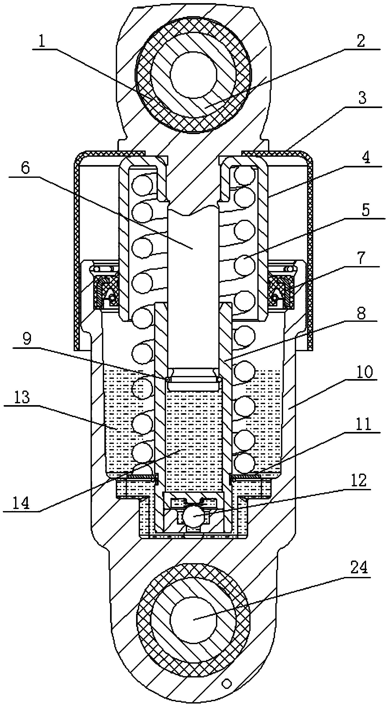 Engine accessory belt hydraulic tensioner