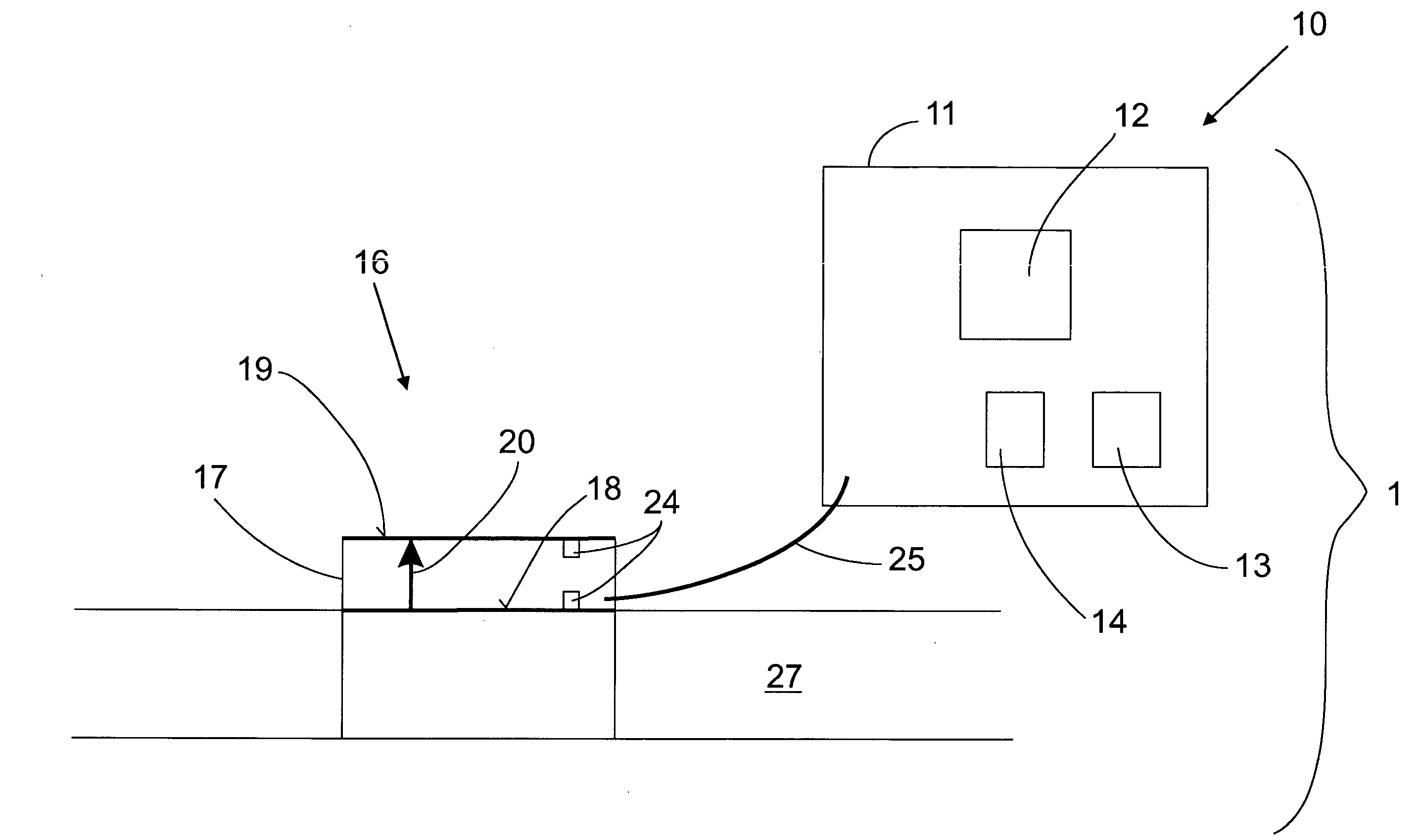 Device for supplying power to field devices