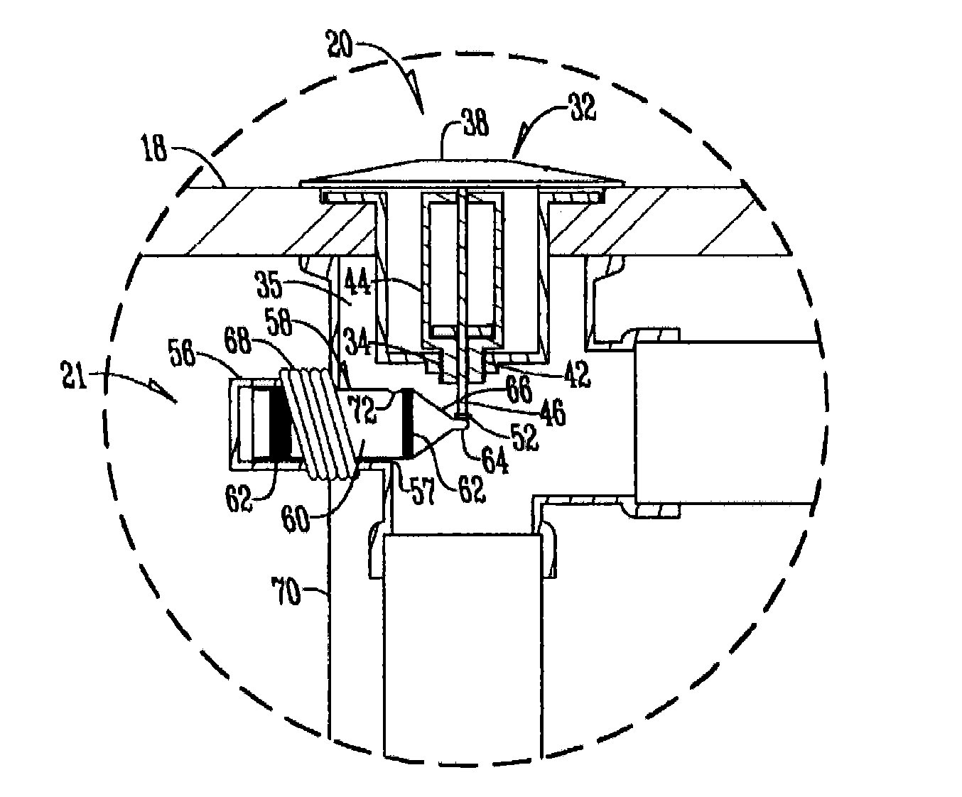 Bath drain closure assembly