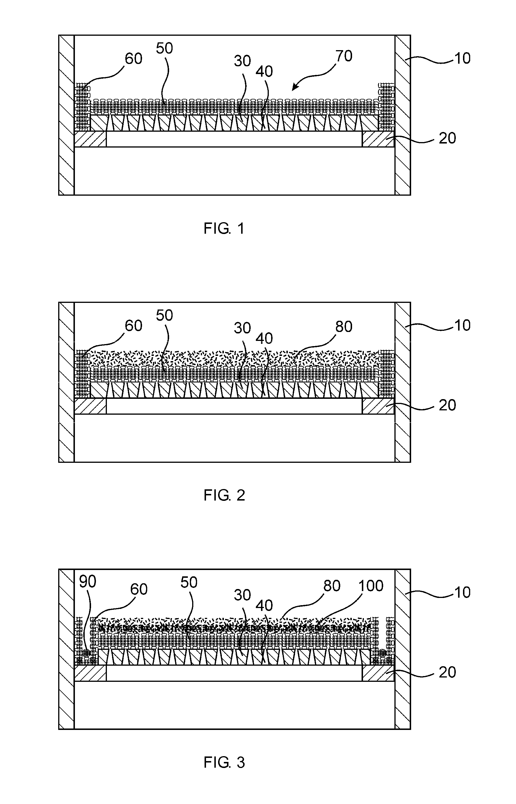 Chemical reactor with knitted wire mesh fabric as a holding device for particles