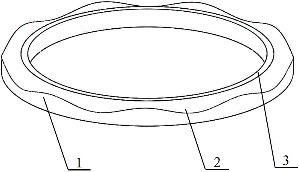 A three-axis linkage mechanical seal ring complex surface grinding method