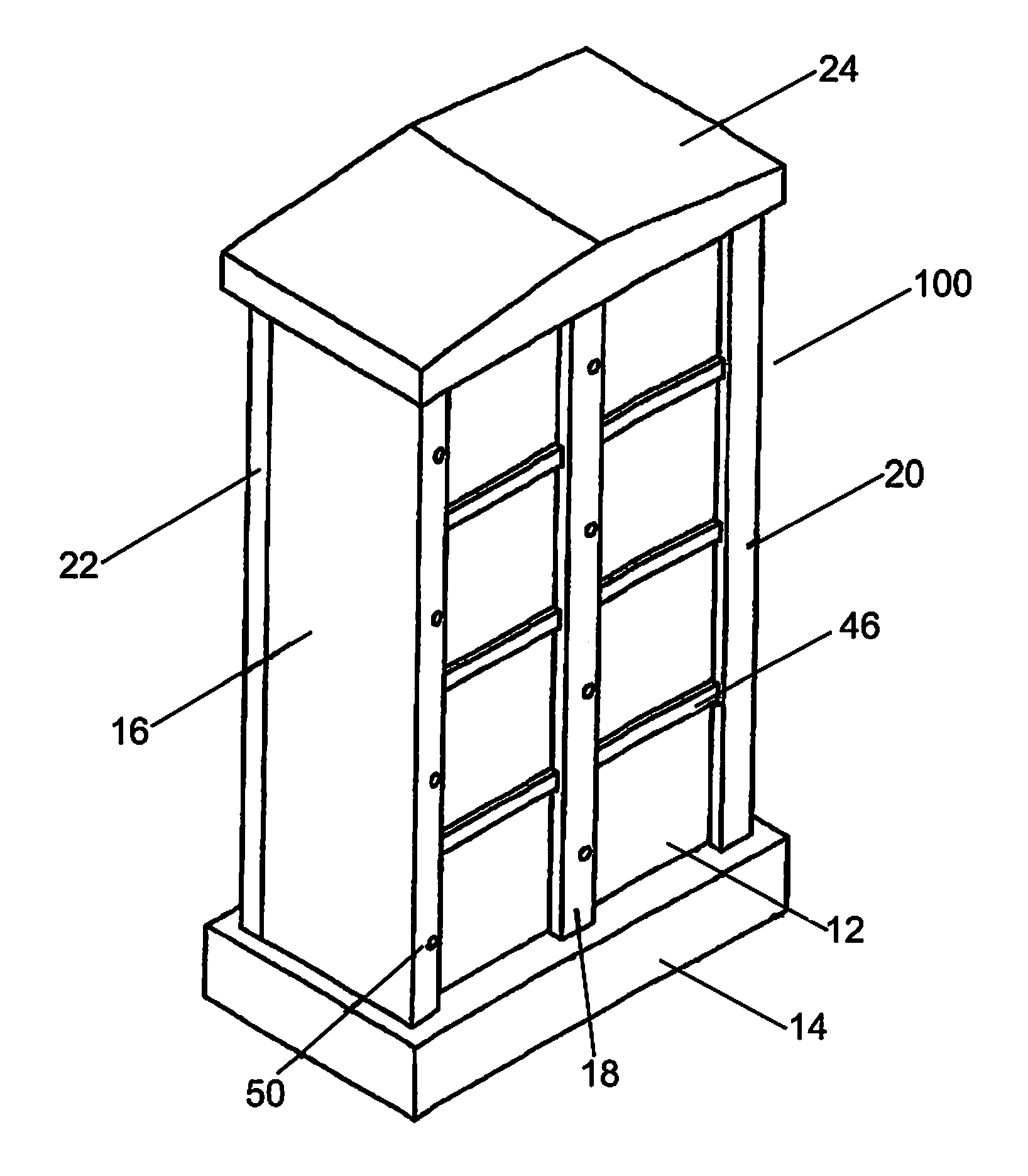 Secure memorial structures for cremation interment