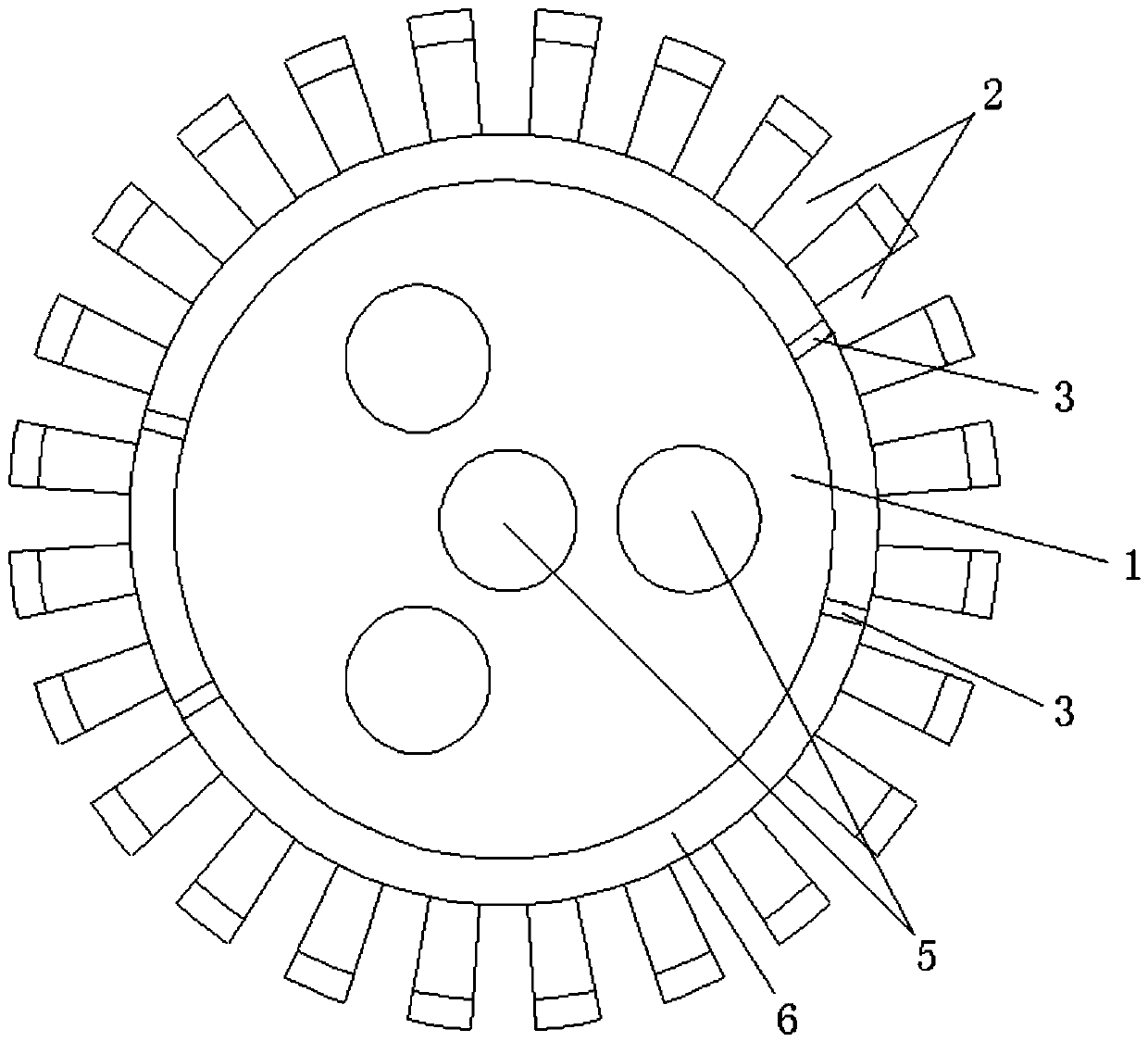 Quenching core mold and quenching method for cylindrical steel thin-walled parts