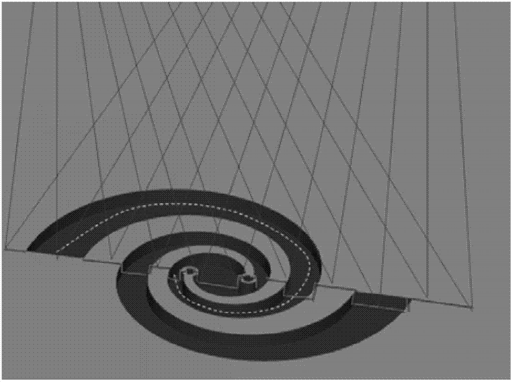 Composite helical antenna precision manufacturing method and measurement machining device