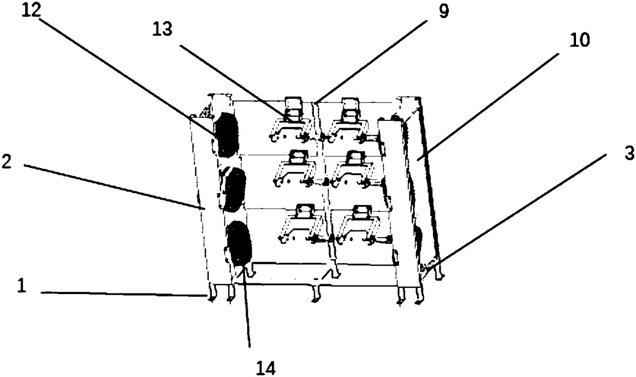 Cooling device for die casting machine and cooling method thereof