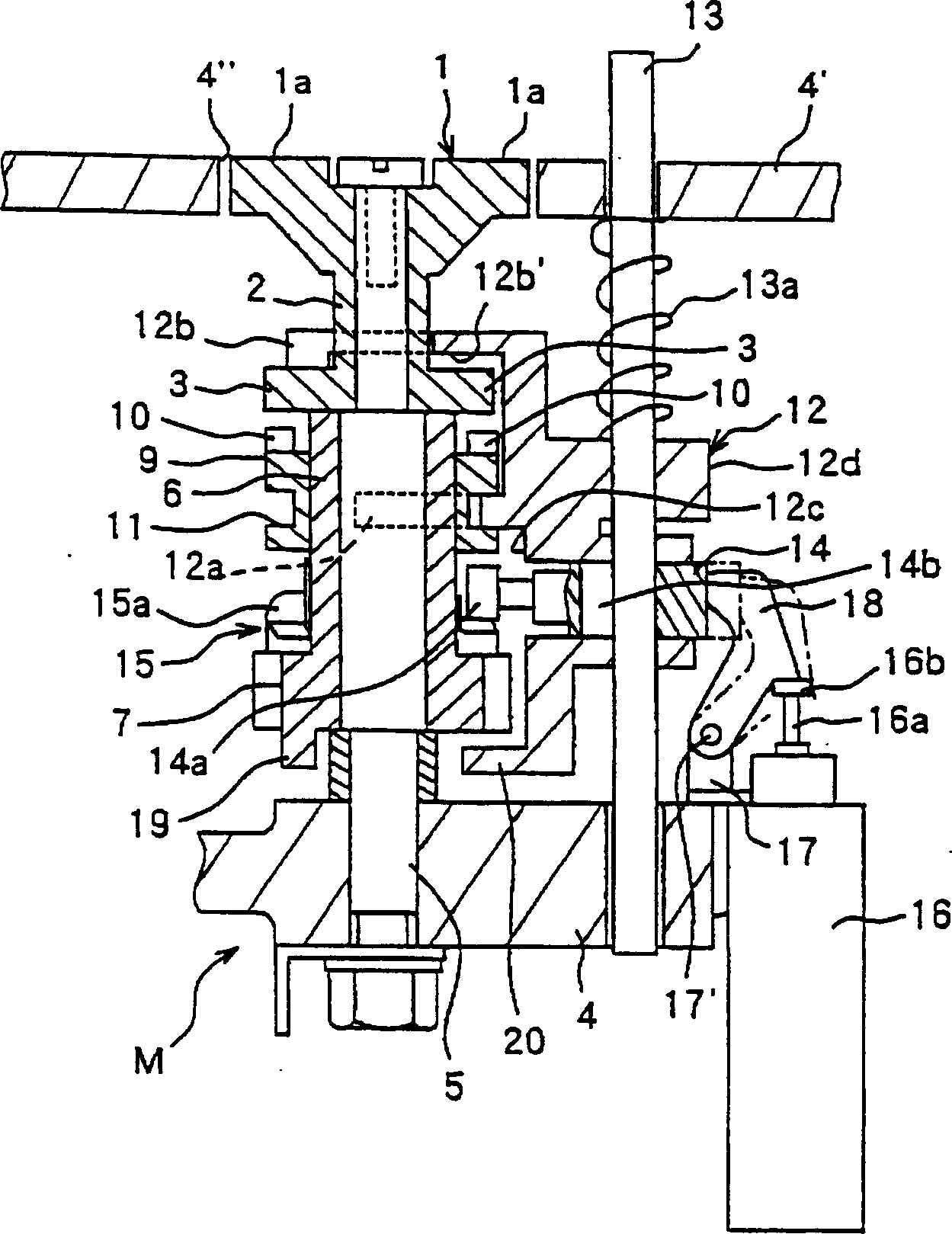 Circular braiding machine