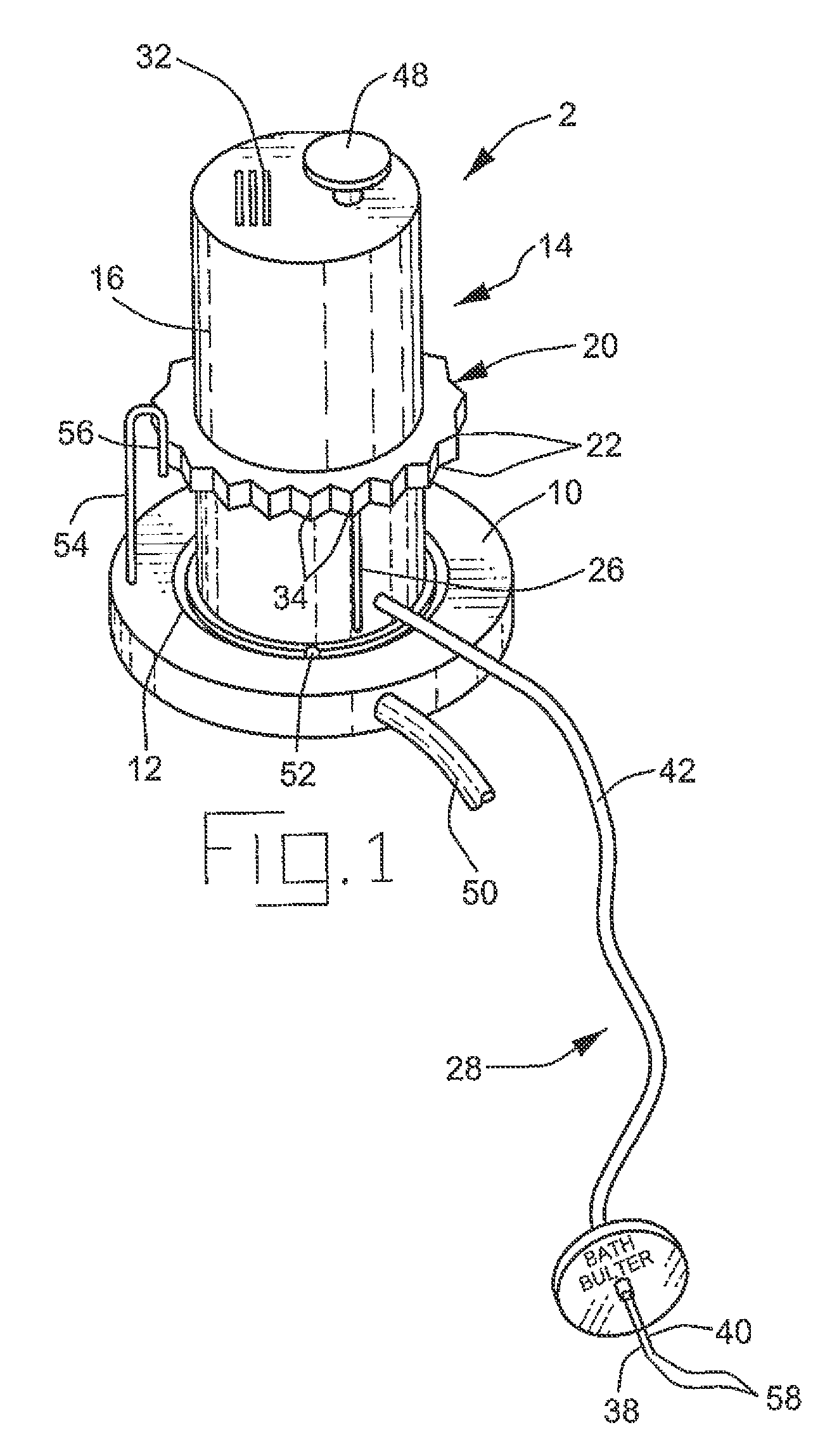 Adjustable sensor for sensing a level of liquid