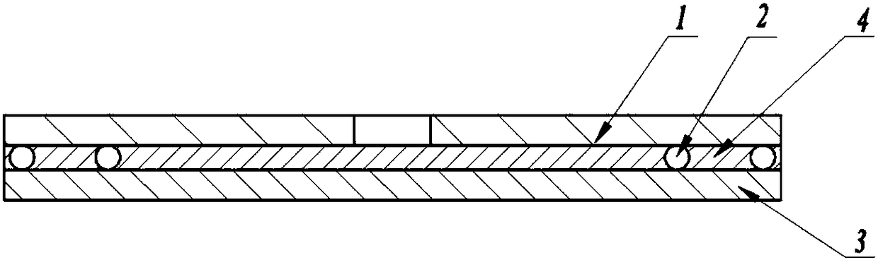 Bonding and riveting method between carbon fiber composite material plate and aluminum alloy plate