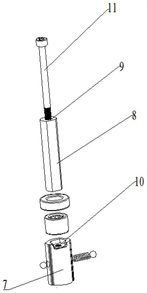 Large-angle opening and closing blind hinge