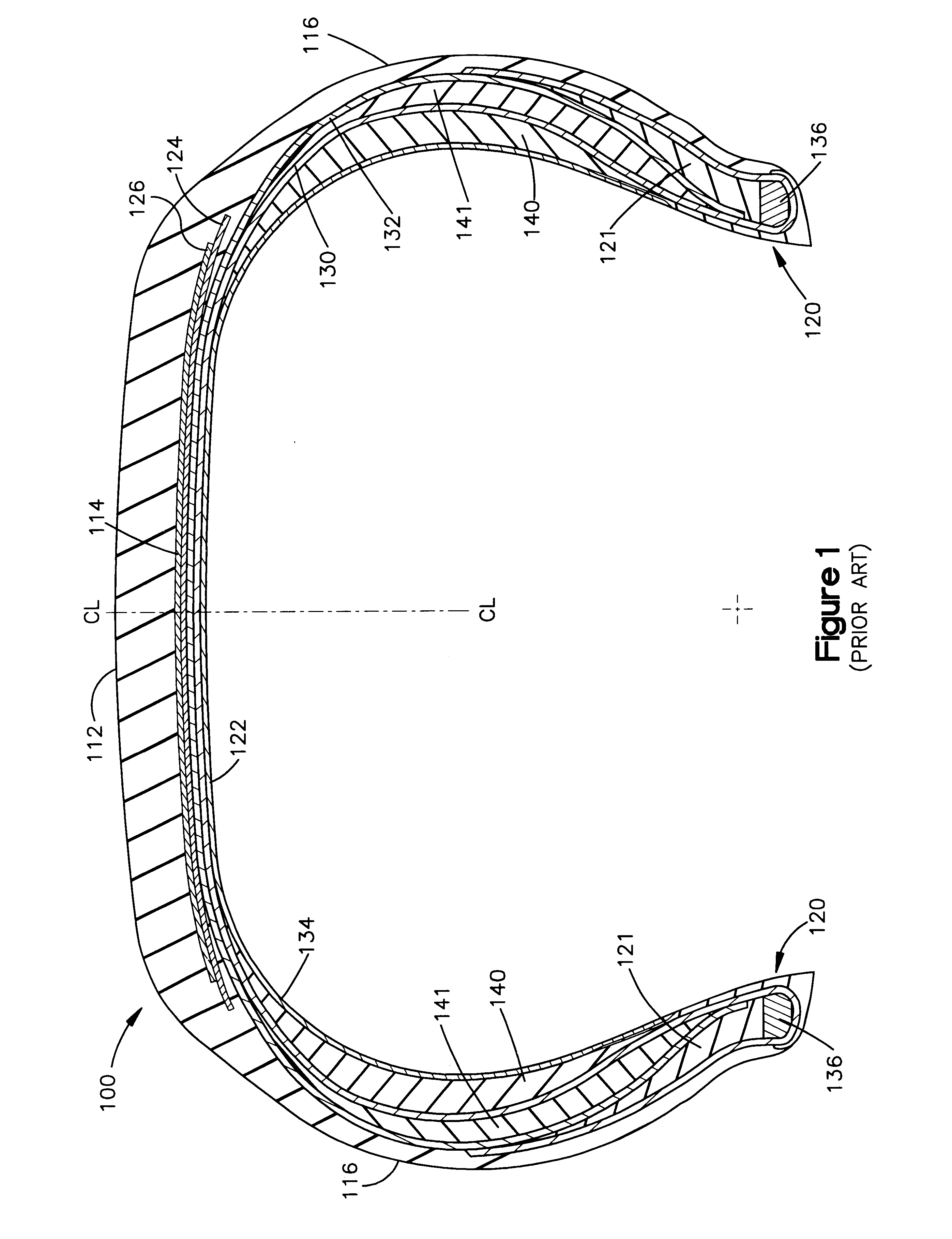 Variable-stiffness wedge insert for runflat tire