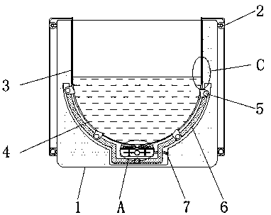 Cloth printing and dyeing device with automatic fishing function