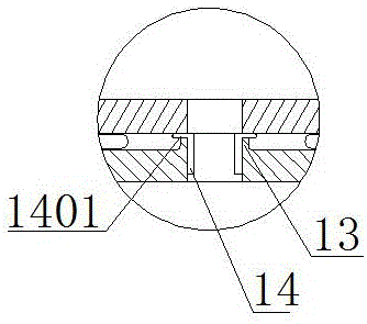 Retaining plate sealing structure for oil filter