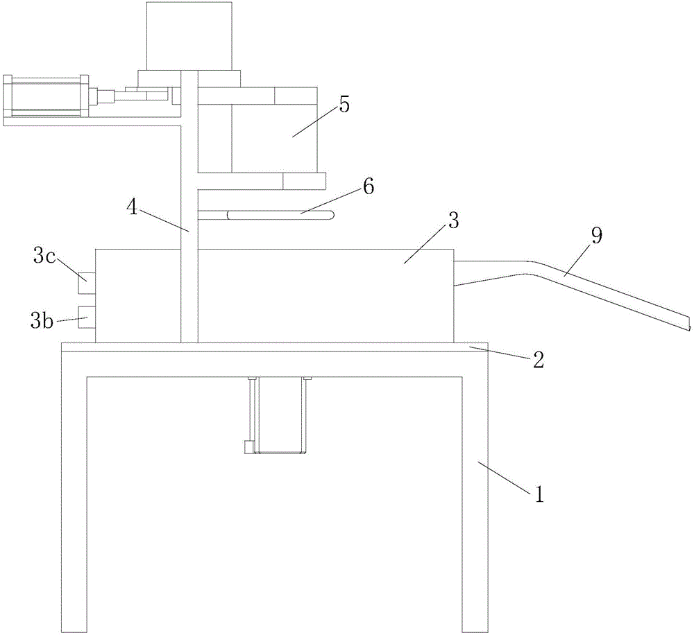 Automatic quenching production line for annular parts