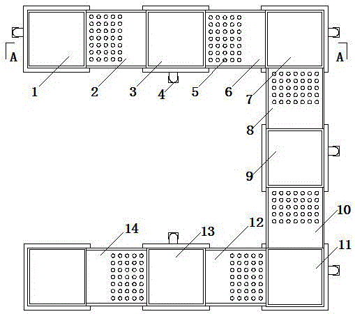 Classifying and sorting production line for ABS and PP plastic fragments or particles