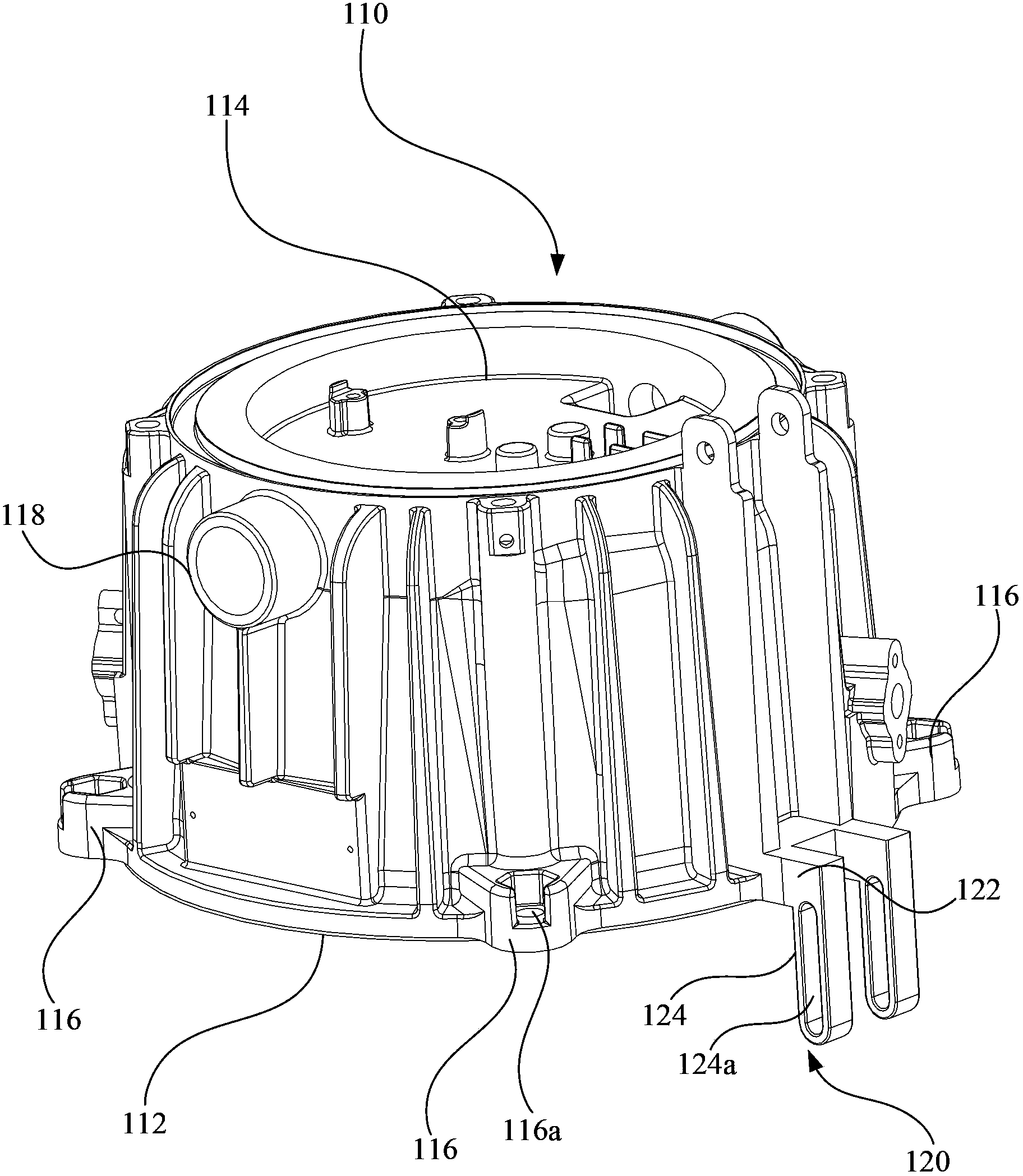 Anti-explosion ceiling lamp structure