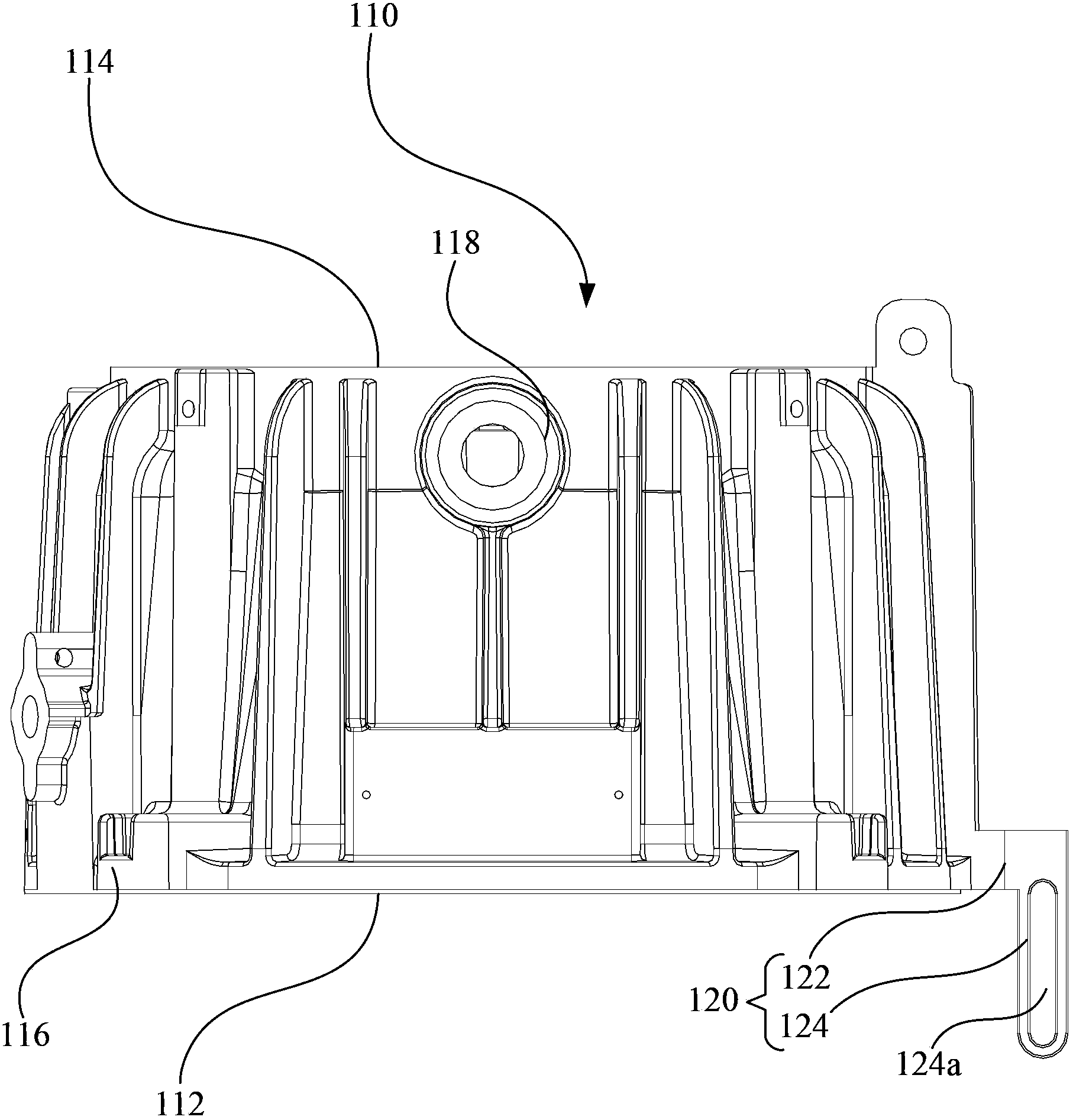 Anti-explosion ceiling lamp structure