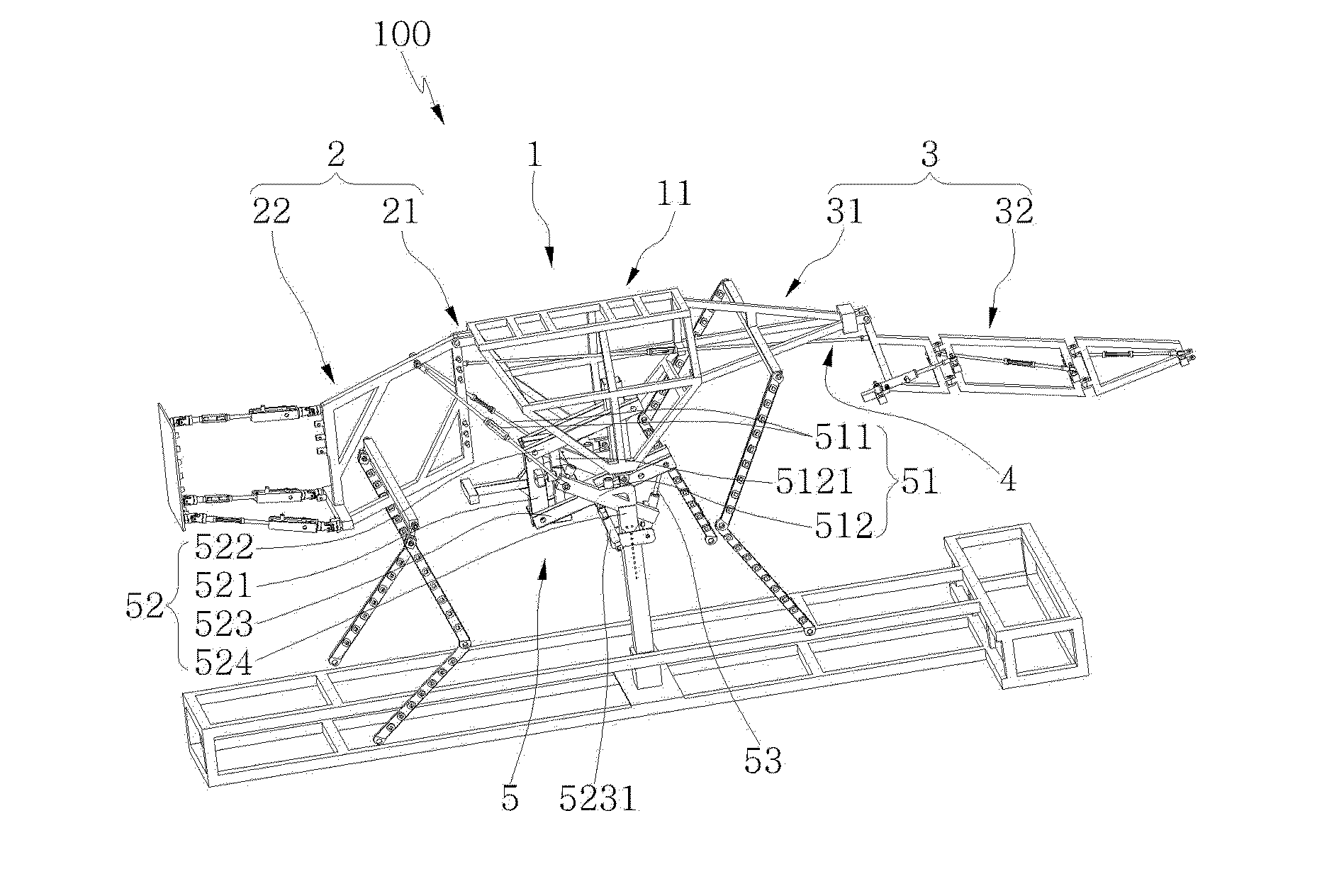 Multi-legged walking apparatus