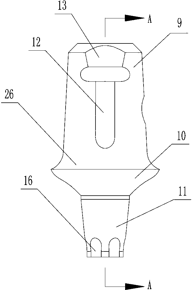 Assembled dental implant