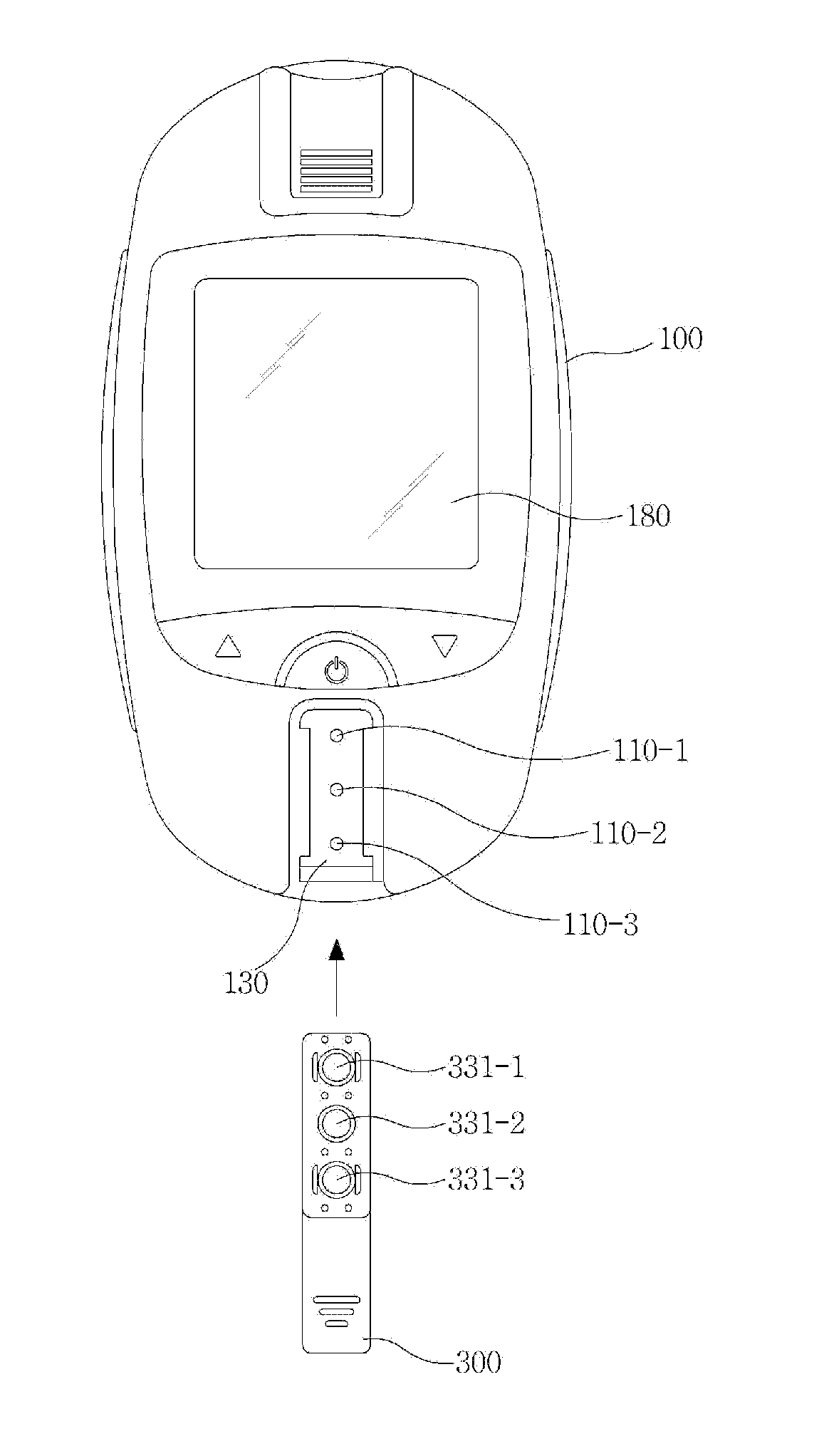 Test strip and method for measuring blood cholesterol level using the same