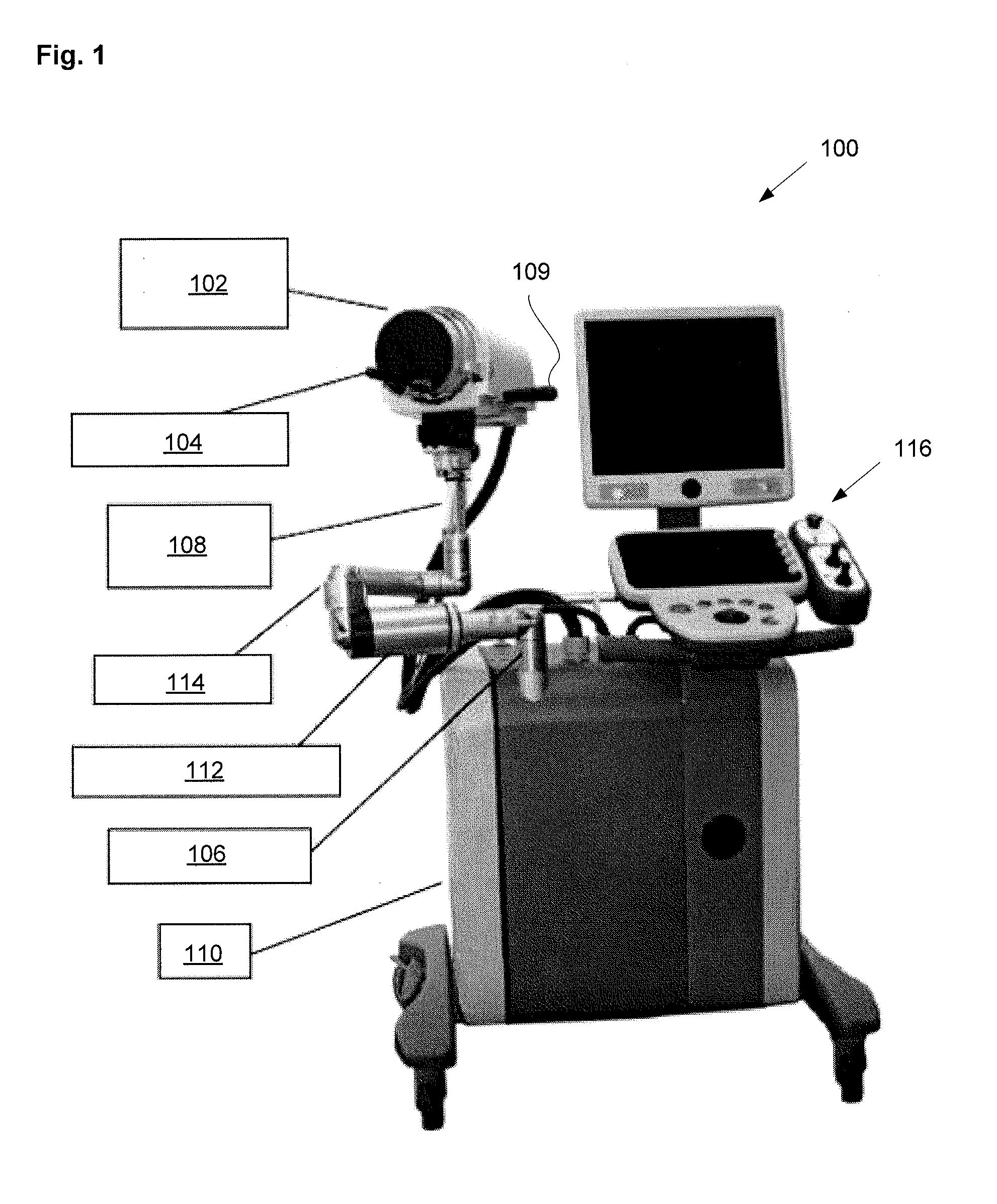 Articulating arm limiter for cavitational ultrasound therapy system