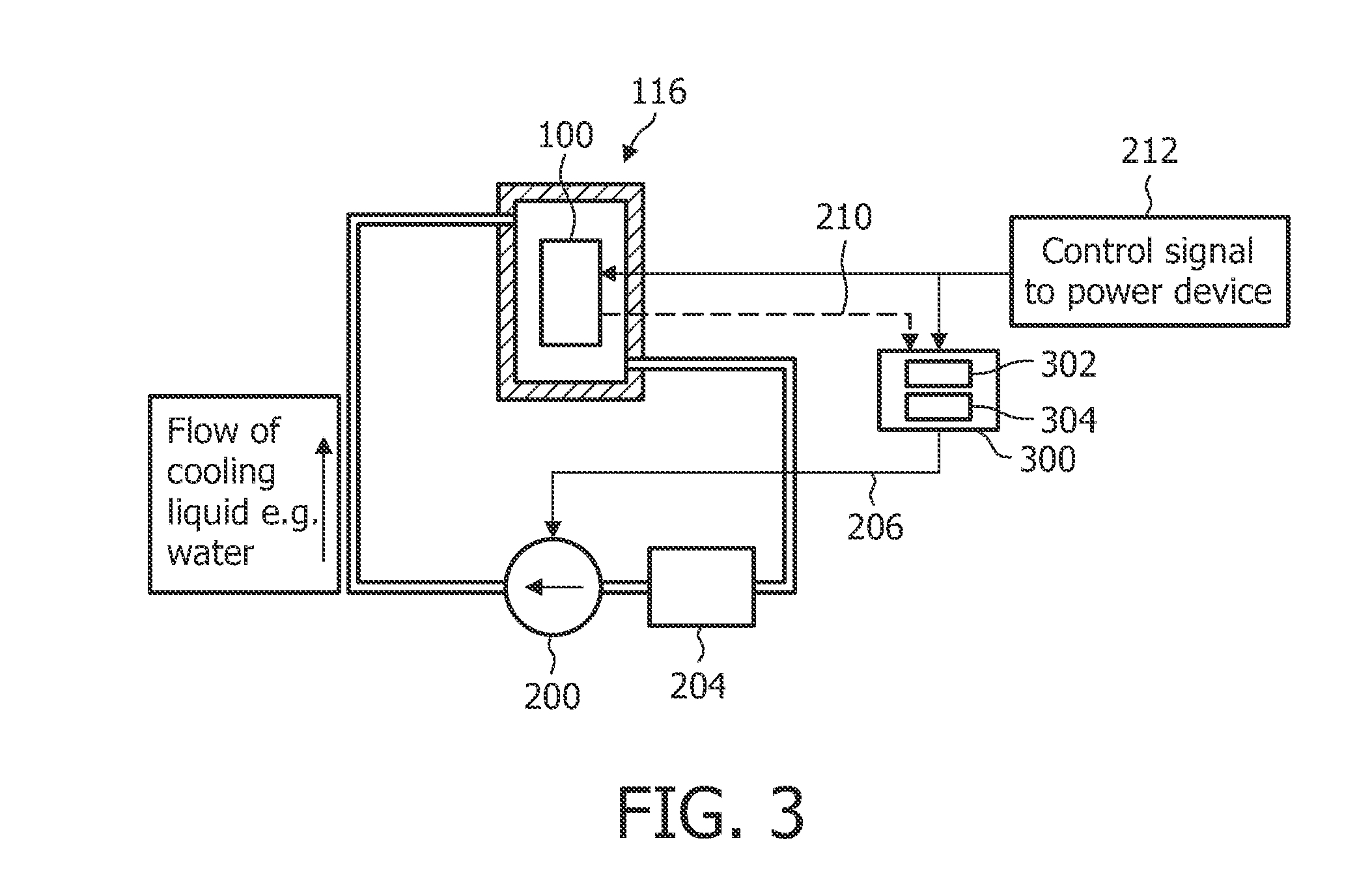 Power semiconductor device adaptive cooling assembly